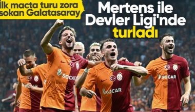 Galatasaray, Zalgiris’i yenik ederek tur atladı