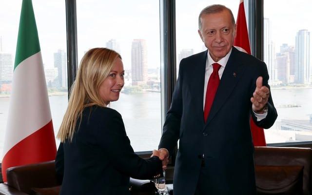 Cumhurbaşkanı Erdoğan, İtalya Başbakanı Meloni ile görüştü!